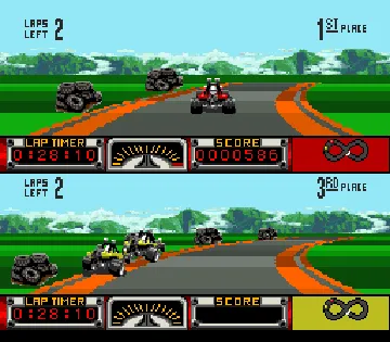 Road Riot 4WD (USA) (Beta) screen shot game playing